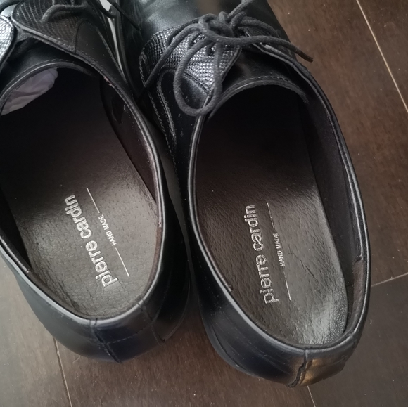 Pierre Cardin- Man Oxford leather shoes 8.5-9 - Picture 2 of 5